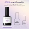 modelones- Esmalte de uñas en gel morado, 15 ml, esmalte