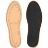 Beavorty Leather Insoles for Women Men Ultra-thin Breathable Latex Shoes