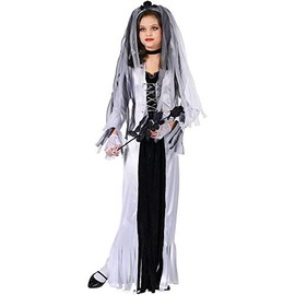 Fun World Skeleton Bride Costume, Medium 8-10, Multicolor