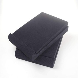 ANGEEK 2 x 20 x 28 x 4.2 cm Speaker Sound Insulation Mat Soundproofing Mat Acoustic Foam Board Sponge Sound Absorbing Pad Sound Reinforcement Cushion