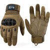 Elite Fitness Guantes Tacticos con Dedos Tactiles, Militares, para Motocicleta,