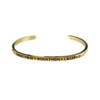 Elegant bangle bracelet in colours: silver, gold or rose gold