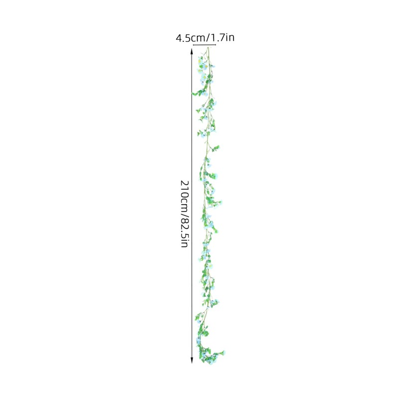 KONTONTY Sunflower Kitchen Decor Silk Artificial Daisy Flower Garland Hanging