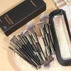 MAGEFY 12 Piezas Brochas para Maquillaje de Doble Función y