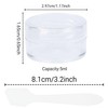 Travel Sample Pots Empty Cosmetic Jars 5ml Clear Cream Container