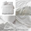 HeimenAogo Egyptian Cotton Duvet Cover Full Size Sateen Weave, Silky