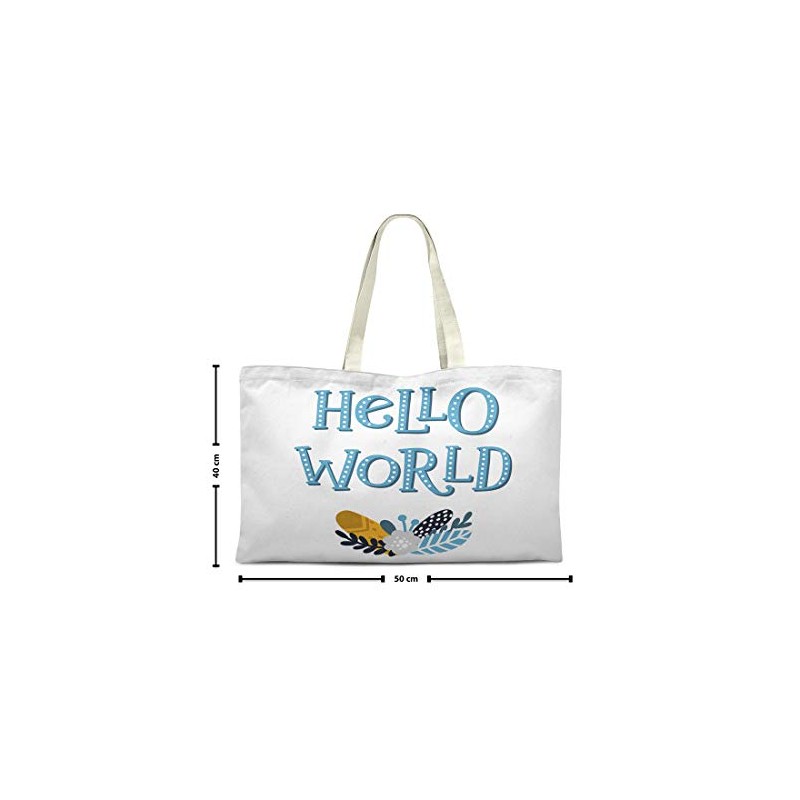 Le Jardin du Lin Printed Shopping Bag, Reusable Bag, Foldable,