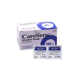 CareSense disposable alcohol pads 100 x 5