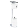Better Living Ovo Toilet Caddy with Top Shelf, Bathroom Toilet