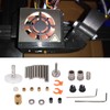 Double Pulley Extruder Kit Double Concave Gear Design Stable Feed
