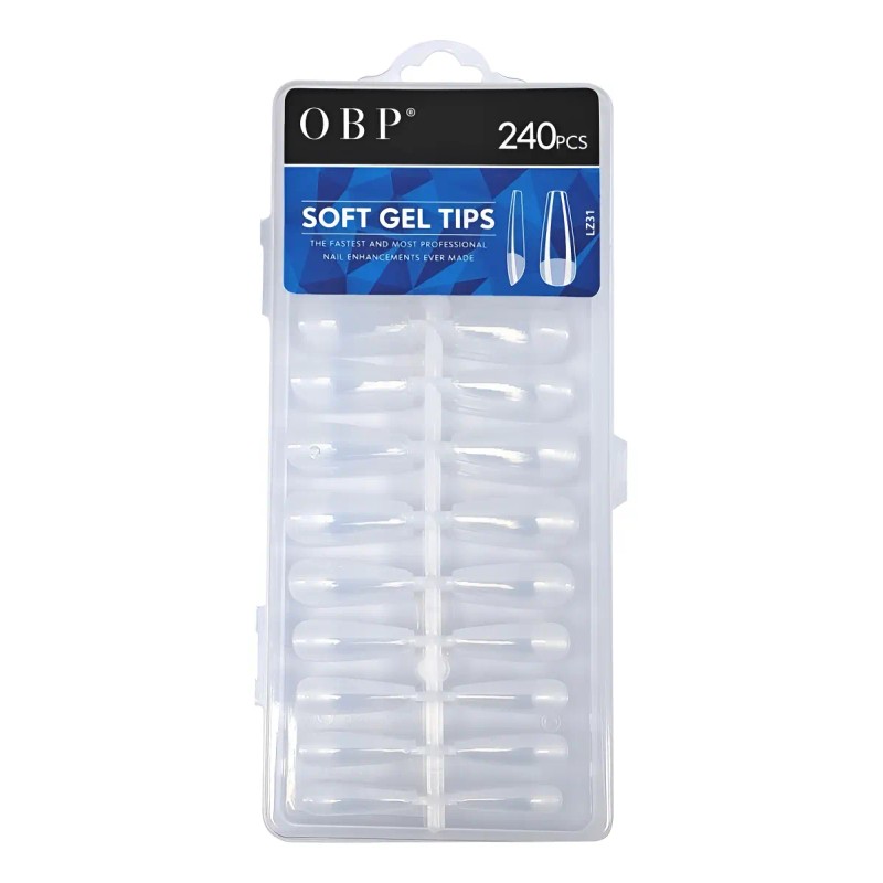 Tips Soft Gel Uñas Postizas Diferentes Modelos 240pzs Obp