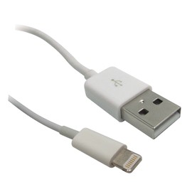 Xqisit Charge and Sync USB/Lightning Adapter - White