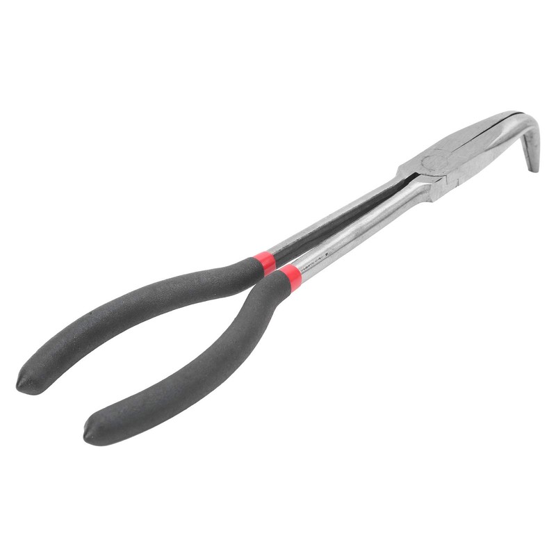 Yctze 11-inch 280mm Tool Steel Needle Nose Pliers, 90 Degree