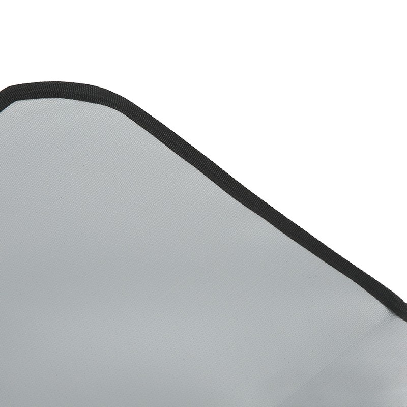 Picnic Fire Blanket Silicone Coated Glass Fiber Grey Filleted Corner