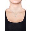 Elli Women's Layer Chain Synthetic Pearls with 925 Sterling Silver,