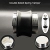 Oiiwowi Tamper 51Mm, Dual 2 in 1 Leveler Distributor Adjustable