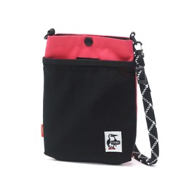 Chums Recycle Mesh Pocket Shoulder Bag, Pink