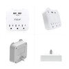 Multi Plug Wall Outlet Surge Protector with USB Ports -