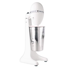 Hamilton Beach 727B DrinkMaster Electric Drink Mixer, Restaurant-Quality Retro Milkshake Maker & Milk Frother, 2 Speeds, Extra-Large 28 oz. Stainless Steel Cup, White