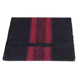 Foresters Men Pure Cashmere Lightweight Woolen Neck Scarf/Shawl | Gift Idea Extremely Warm Super Soft Scarf For Winter Autumn And Spring - Black & Red