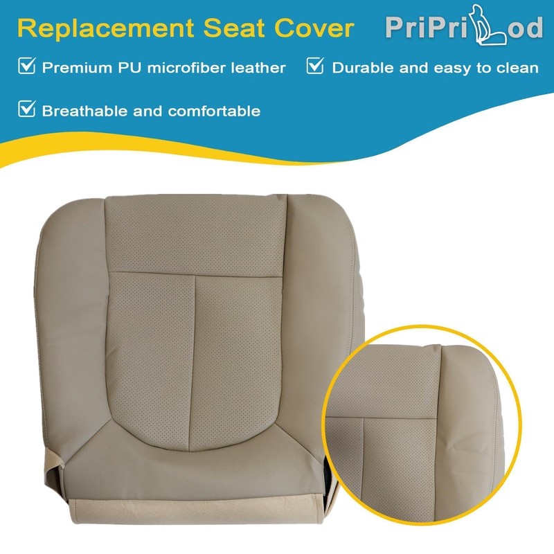 Priprilod Seat Cover Replacement Fit for Ford F150 Lariat 2009-2014