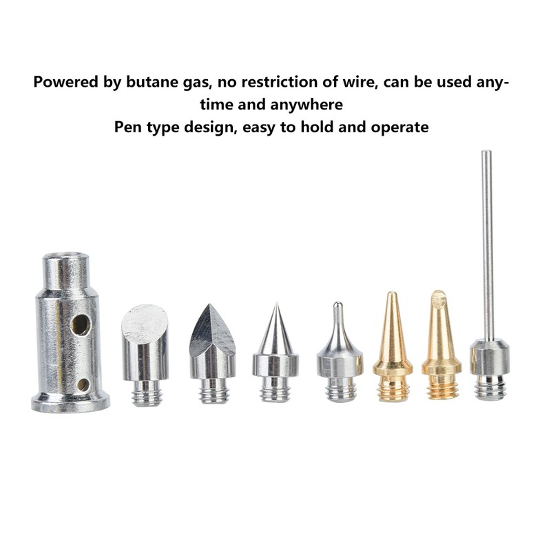 12 in 1 Ignition Butane Gas Soldering Iron Portable Cordless