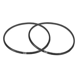 sourcing map 2Pcs O-660 O Type V-belt 660mm/26" Inner Length x 0.39" Width x 0.24" Height, O-type Closed-Loop Rubber Transmission Belt