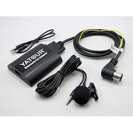 Volvo-Bluetooth-Adapter, digitaler Auto-Stereo-AUX-Adapter, Freisprecheinrichtung mit USB-Ladefunktion und 3,5 mm -Musikeingang für Volvo C70 S40 S60 S80 (BTA-Volhu)