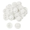 400 Pack White 8mm Roofing Screw Caps – Durable Plastic
