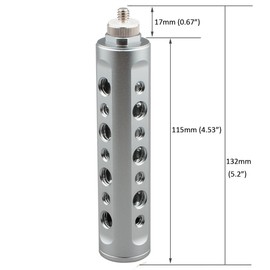 CAMVATE 1/4" Screw Handle Handholder Grip for Camcorder Light & LED Mount SLR