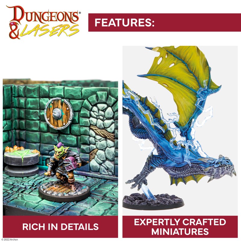 Dungeons & Lasers: NPC Miniature Pack - 68 Miniatures with