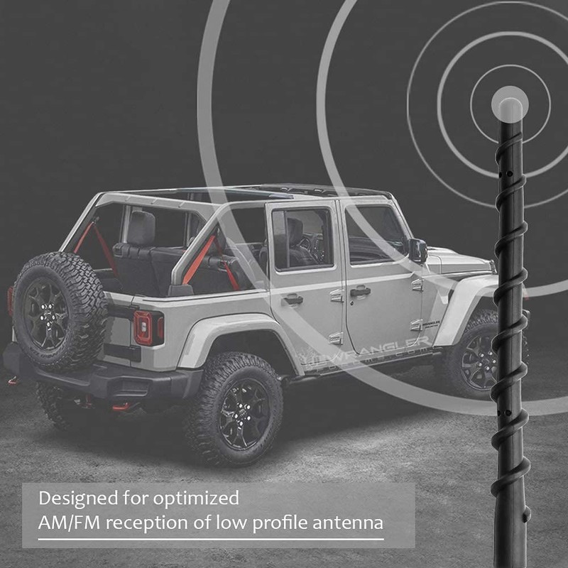 VOFONO Short Antenna for 2007-2026 Jeep Wrangler Gladiator JK JL
