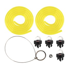 Carbhub 4 Pcs 503936601 Primer Bulb w/Fuel Lines for Husqvarna 235 236 240 340 345 350 353 440 445 450 460 Rancher Chainsaw for 125B 125BX 125BVX 225BX Leaf Blower for 123L 225 232L Trimmer Weedeater
