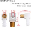 2 Pack 692317 Carb Fuel Fitting Elbow Hose Connector Replacement