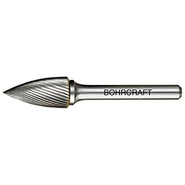 Bohrcraft 51340300303 Boc 51340300303 Carbide Burr Shape G Pointed Arches 3.0 mm Shaft 3 mm, single (Pack of 1), 1 V