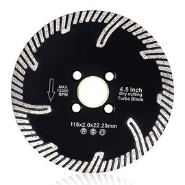 Diamond Turbo Cutting Blade for Granite and Marble (4.5)