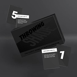 Bubblegum Stuff Throwing Shade Card Game - Who's Most Likely To? Party Game - Find Out Who Is The Most Shady - 182 Poker-Size Cards - Suitable for Adults and Teenagers