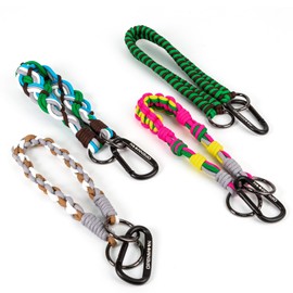 OPENMOON Braided Lanyard with Key Ring for Camera, Photometer, Rangefinder and More (Blue), Blue, One size