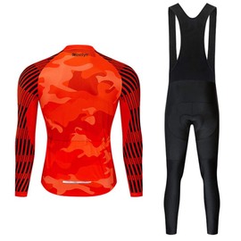 MOXILYN - Conjunto de playera de ciclismo de secado rápido para hombre, playera de bicicleta de carretera + pantalones con babero con acolchado de gel 9D MTB para montar, Juego A7s, 3X-Large