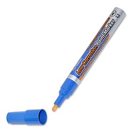 Artline Penball Low Corrosion Paint Marker, Pack of 12, 2.3mm, Blue - ARMKEK-420BL, Blue, Chisel