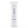 Native Sunscreen SPF 30, Zinc Oxide Dermatologist Tested Suitable for