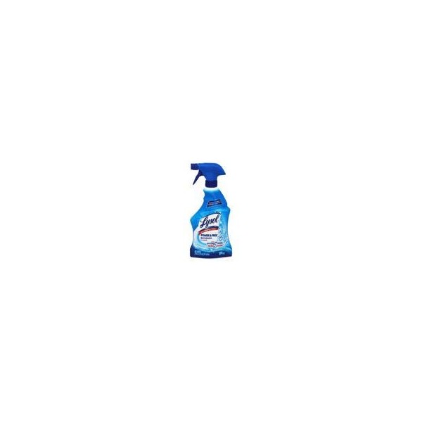 Lysol Bleach Free Hydrogen Peroxide Bathroom Cleaner Spray, Fresh, 22 oz (Pack of 6)