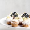 Arthsdite 24Pcs Congrats PHD Cupcake Toppers/PHD 2025 Graduation Cupcake Decor/Congrats