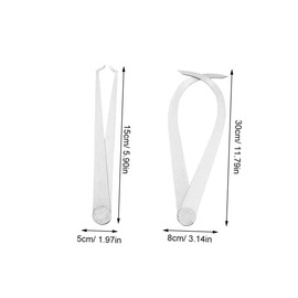 ULTECHNOVO 4pcs Calipers Measuring Tool for Pottery and Sculpture Precision Inner and Outer Calipers for Accurate Measurement of Dimensions