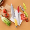 VITUER Chef Knife, 3PCS Kitchen Knife, Multicolor Stainless Steel Sharp