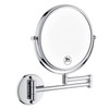 JINS&VICO 8 Inch LED Wall Mount Two-Sided Magnifying Makeup Vanity