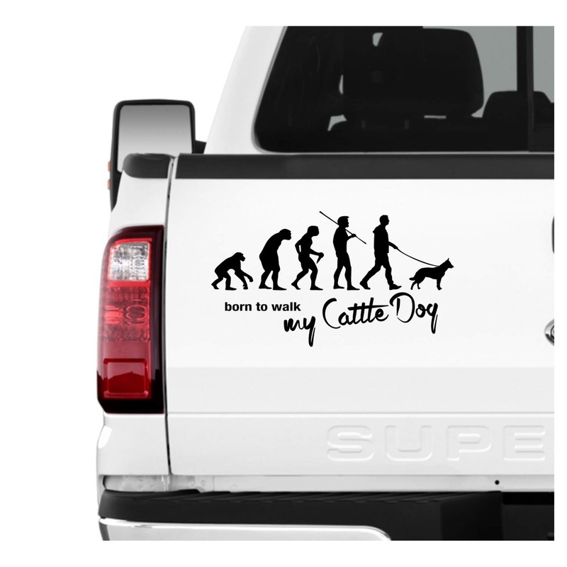 siviwonder Australian Cattle Dog ACD Evolution Car Sticker Film Metallic