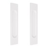 MOROBOR 18CM Self-Stick Rectangual Sliding Door Pulls, 2pcs Warm White