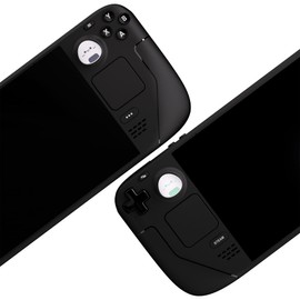 PlayVital Thumb Grip Cap for Steam Deck LCD, Joystick Cap Cover for PS Portal, Grip Joystick Cap for Steam Deck OLED [Onigiri]