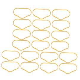 FRCOLOR 70pcs Multi-function Elastic Rubber Bands Practical Binding Rubber Bands for Home Office and Projects Bright Colors Comfortable Touch for Daily Use